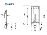 BASTIDOR EMPOTRADO INODORO DURASYSTEM DURAVIT